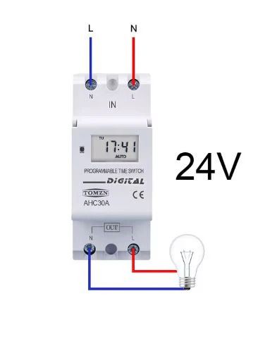 Din Rail 7-Day Programmable Digital Time Switch Relay Timer (10007226)_0