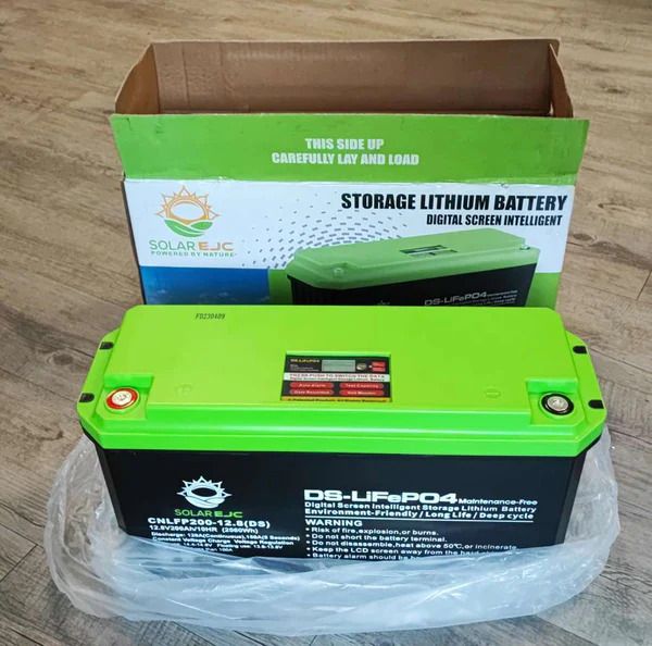 Solar EJC 200AH 12.8v 2.56kwh LiFePo4 Portable Battery (10006283)_9