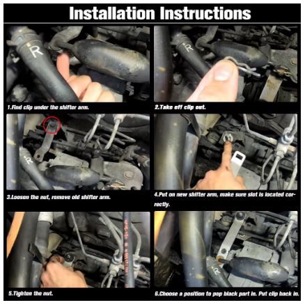 Short Shift Shifter Kit for Volkswagen Jetta/Golf 1983-1999 (10007124)_5