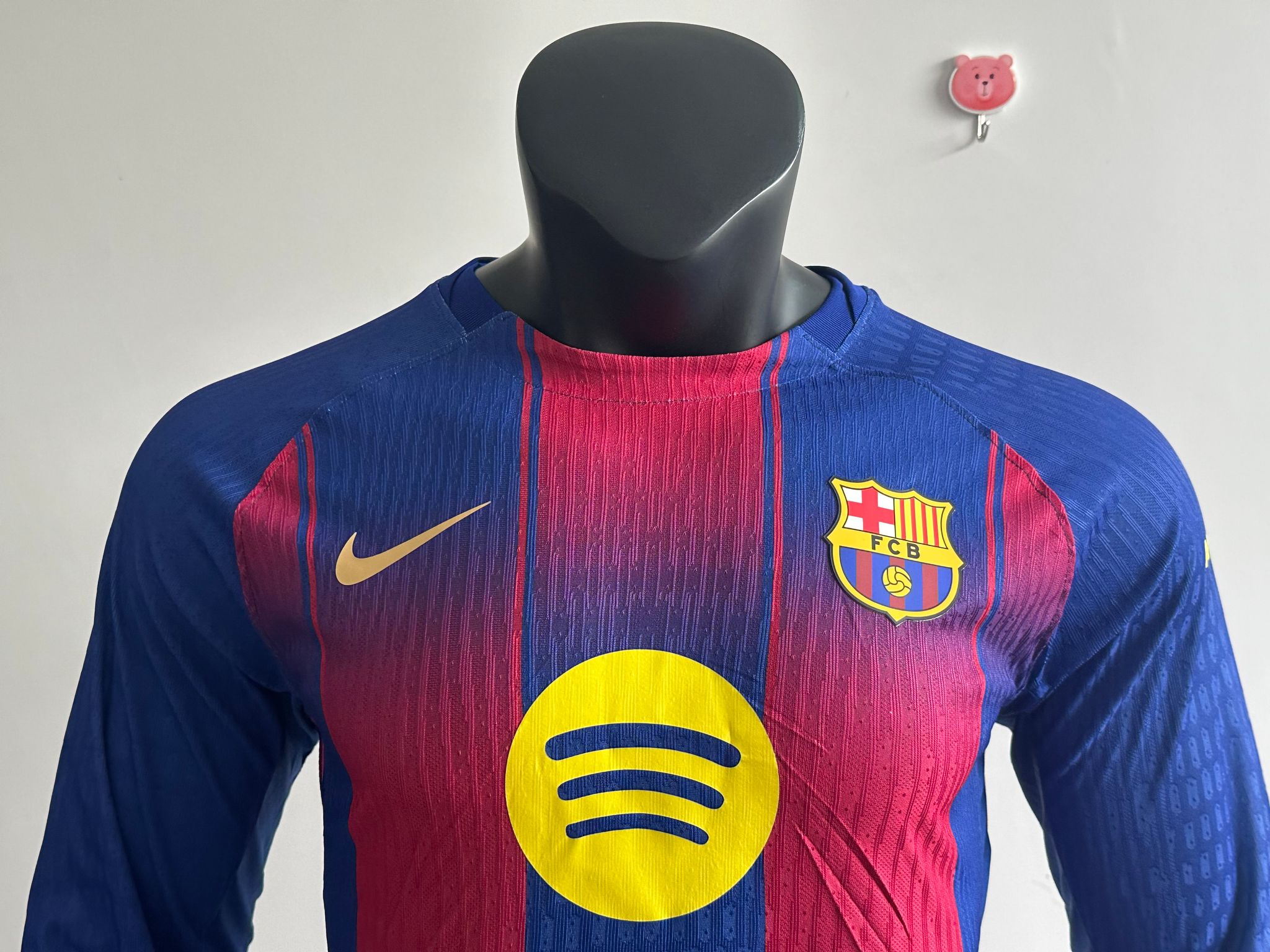 Barcelona home long sleeve jersey 2025/26_2