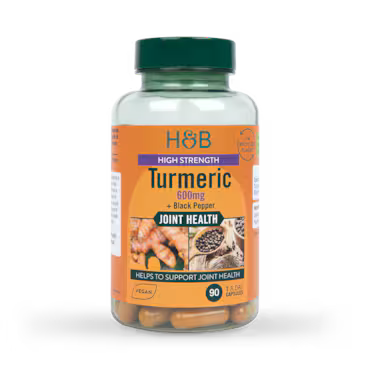 Holland & Barrett High Strength Turmeric 600mg with Black Pepper 90 Capsules21_0
