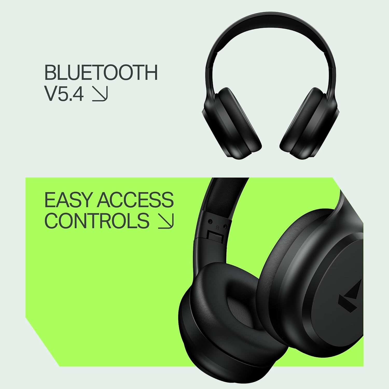 boAt Rockerz 421 Wireless Headphone with Mic (Black Sabre)_1