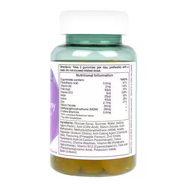Holland & Barrett Skin Hair And Nails Vegan Pineapple Flavour 60 Gummies_1