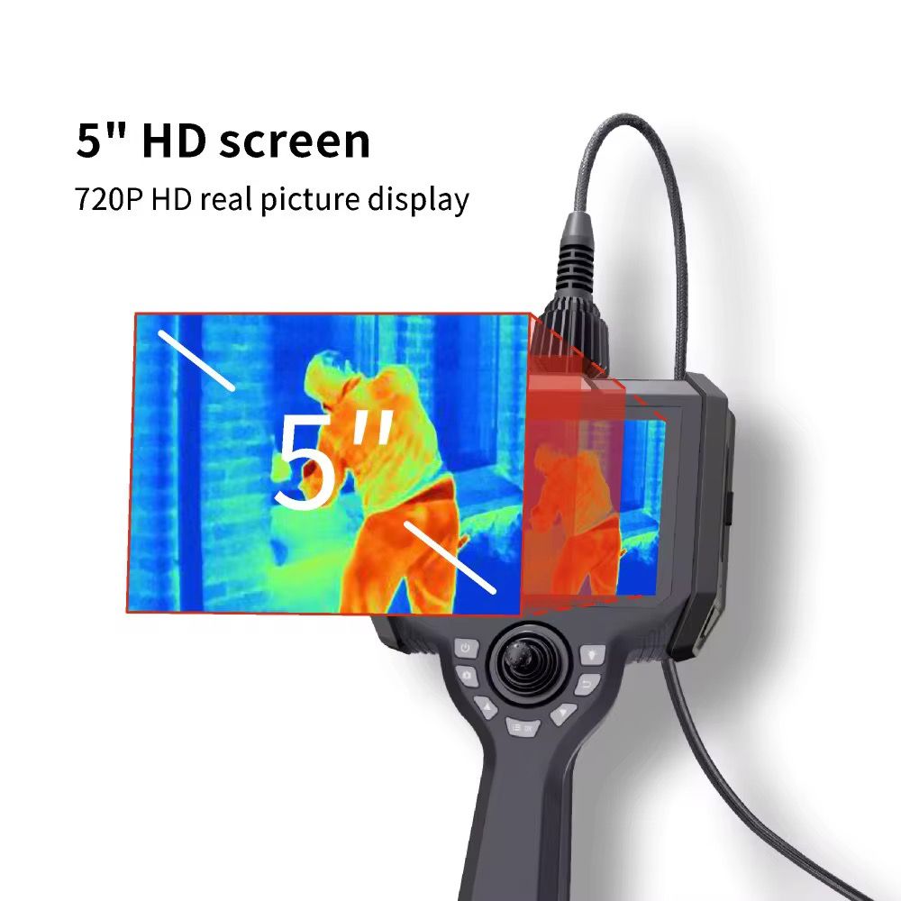 The WS-RK Series Infrared Thermal Imaging Industrial Video Endoscope, 360 Degree Steering Industrial Video Endoscope Camera_2