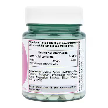 Holland & Barrett Biotin 120 Tablets 300ug_2