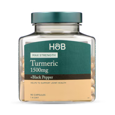 Holland & Barrett Turmeric 1500mg + Black Pepper 90 Capsules_0