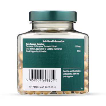 Holland & Barrett Turmeric 1500mg + Black Pepper 90 Capsules_1