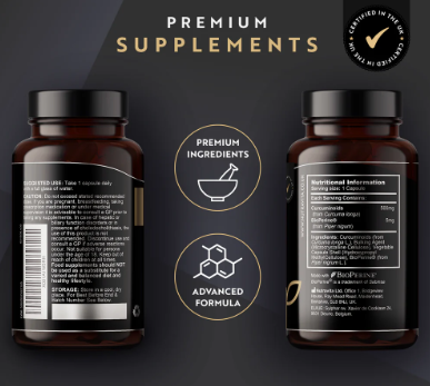 Premium Curcumin 95% Curcuminoids with Bioperine_1