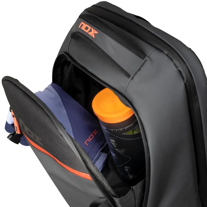 NOX Luxury Open Series Black/Red Backpack_0