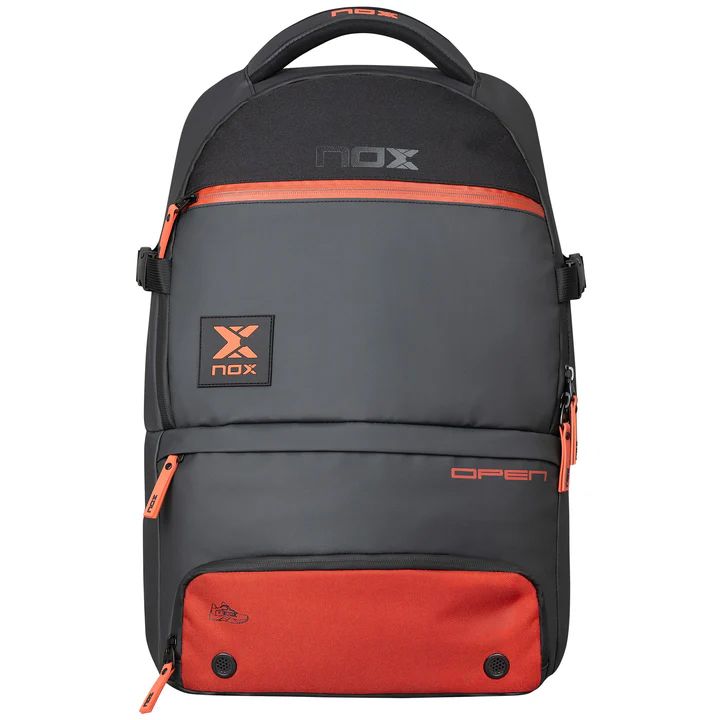 NOX Luxury Open Series Black/Red Backpack_2