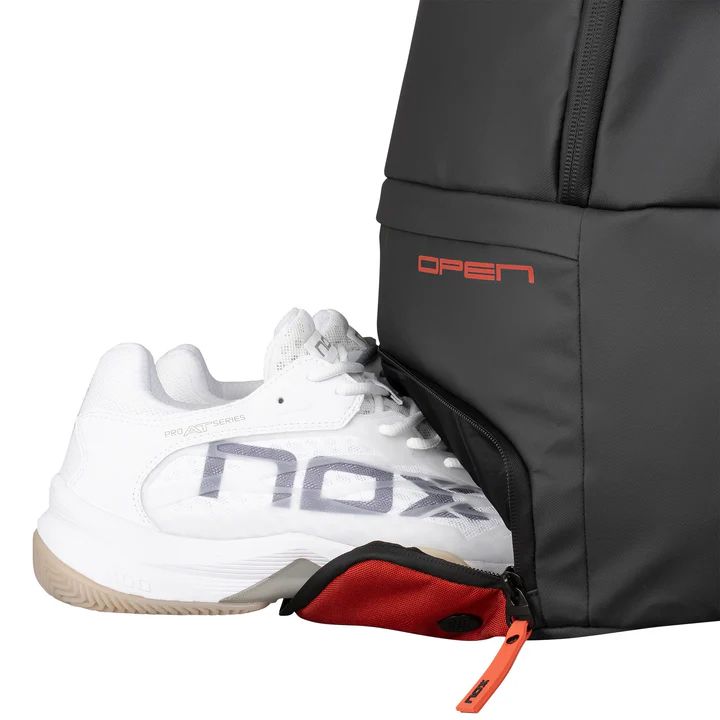 NOX Luxury Open Series Black/Red Backpack_4