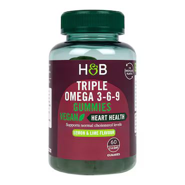 Holland & Barrett Vegan Triple Omega 3-6-9 Oil 60 Gummies_0