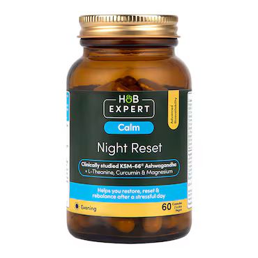 H&B Expert Calm Night Reset KSM Ashwagandha 60 Capsules_0