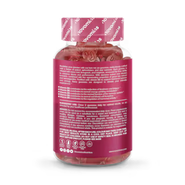 Novomins Libido Raspberry & Peach Flavour 60 Gummies_1