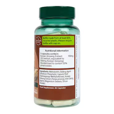 Holland & Barrett Korean Ginseng 90 Capsules_2
