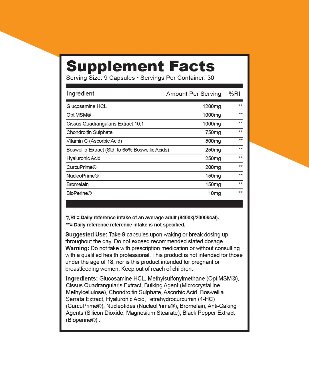 JOINT1- 1SOURCE SUPPLEMENTS - 30 servings_1