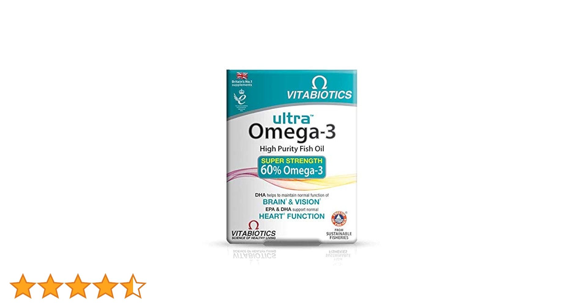 Ultra Omega-3 High Purity Fish Oil (60 Capsules)_0