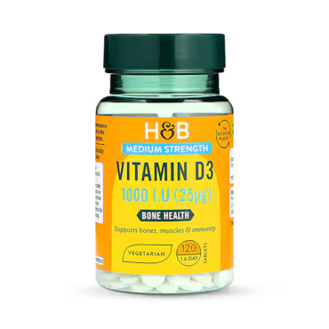 Holland & Barrett Vitamin D 1000 I.U 25ug 120 Tablets_0