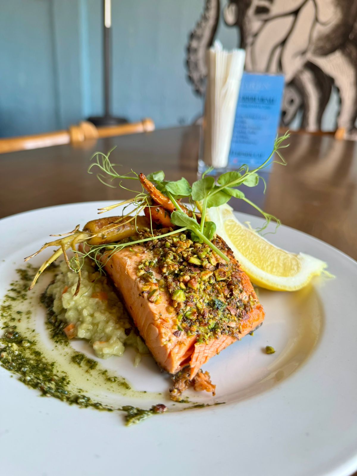 Salmón con Pistacho (Pistachio Salmon)_0