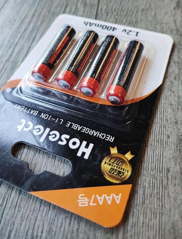 Hoselect AAA 1.2v 400mah Lithium-Ion Rechargeable Battery 4Pack (10006651)_2