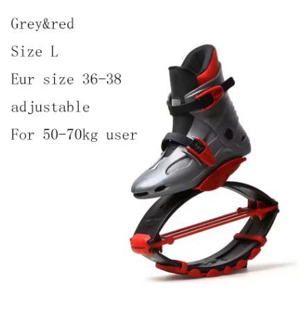 Kangaroo Jumping and Bouncing Exercise Shoes Red and Grey (10007253)_1