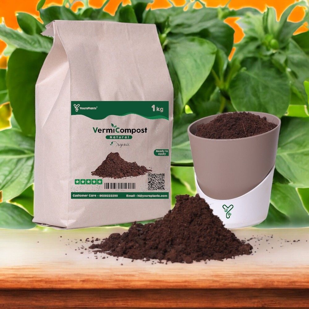 VermiCompost 100% Cow Dung, Organic Compost  -995g_3