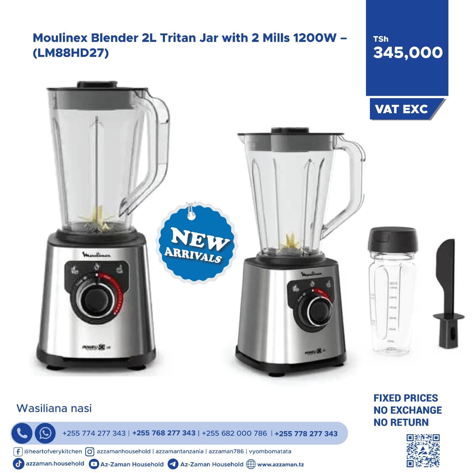 Moulinex Blender 2L Tritan Jar _0