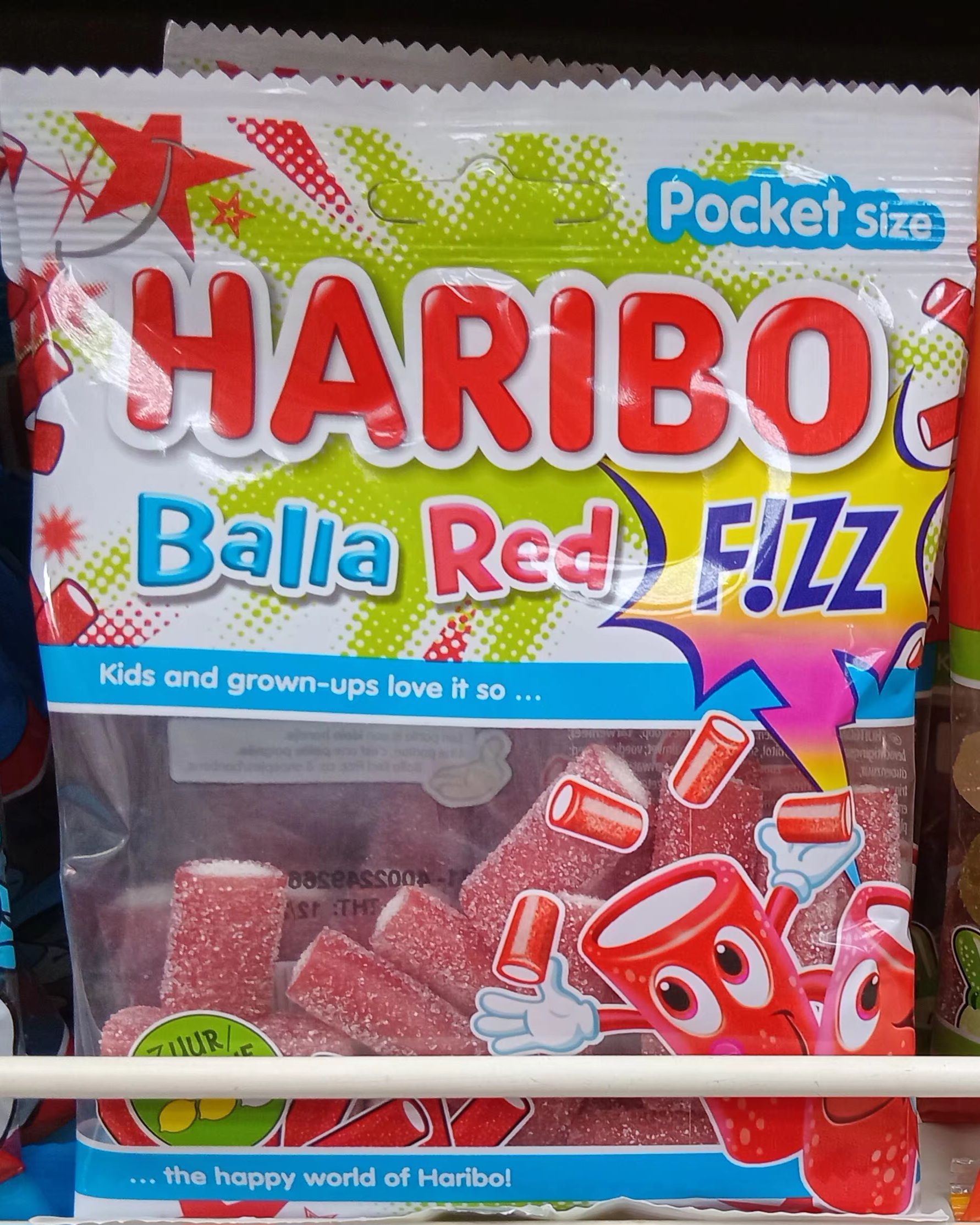 Haribo Balla Red Fizz 70gr_0