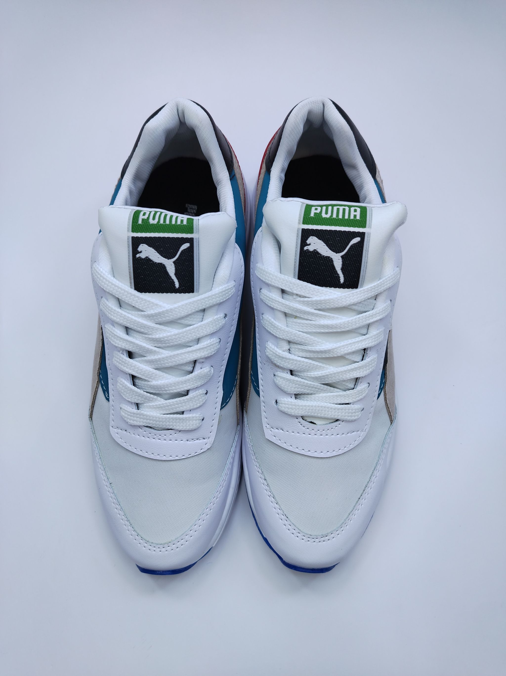 PUMA RIDER BEIGE CON AZUL_1