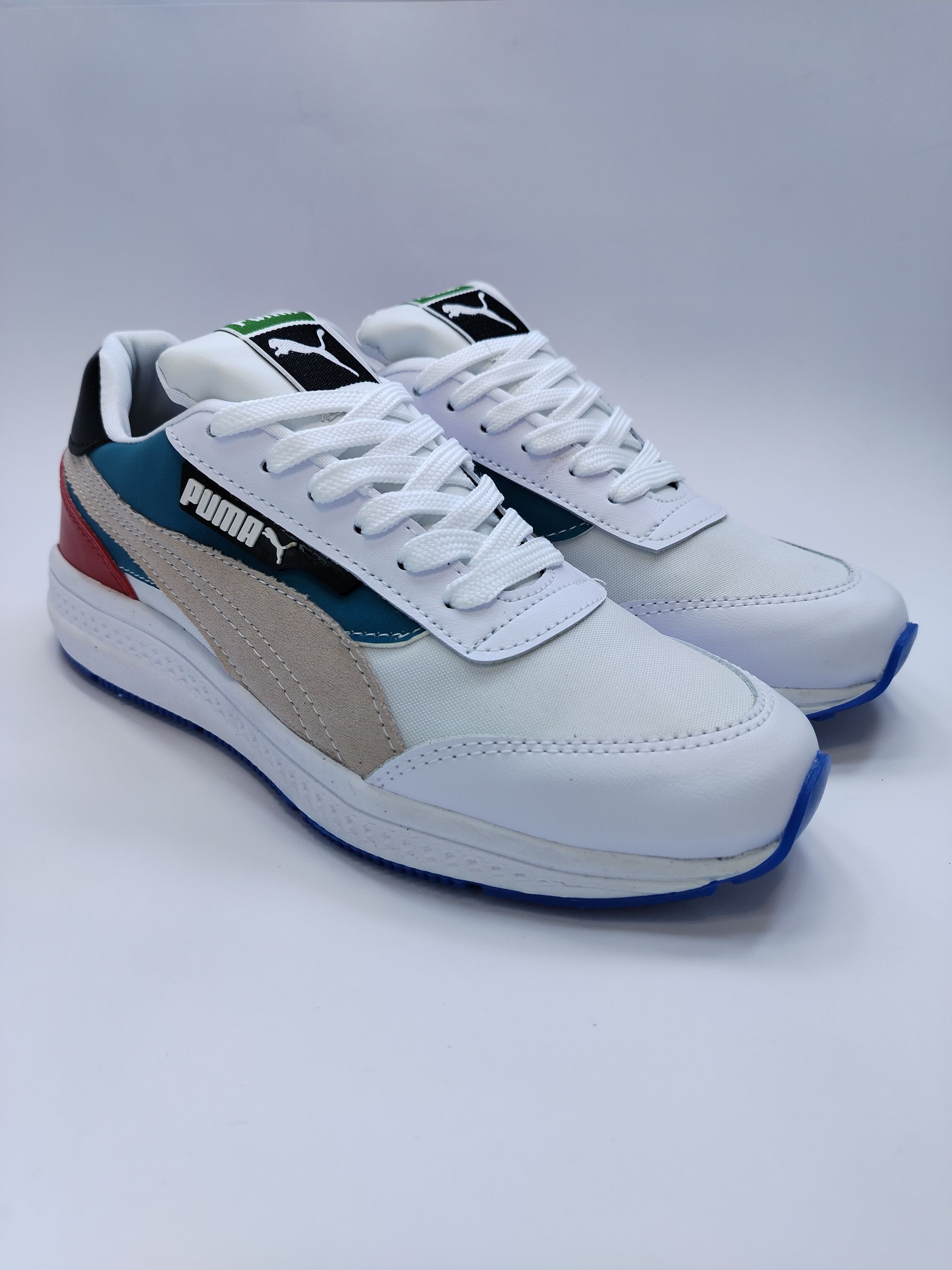 PUMA RIDER BEIGE CON AZUL_0