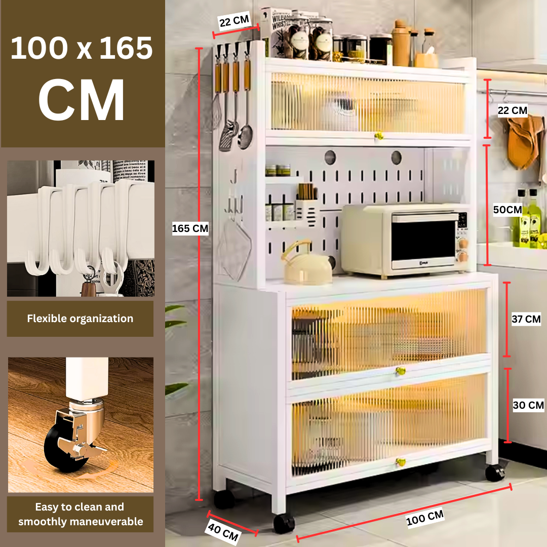 KITCHEN UTILITY CABINET RACK 100*165CM (KABINET DAPUR)_5