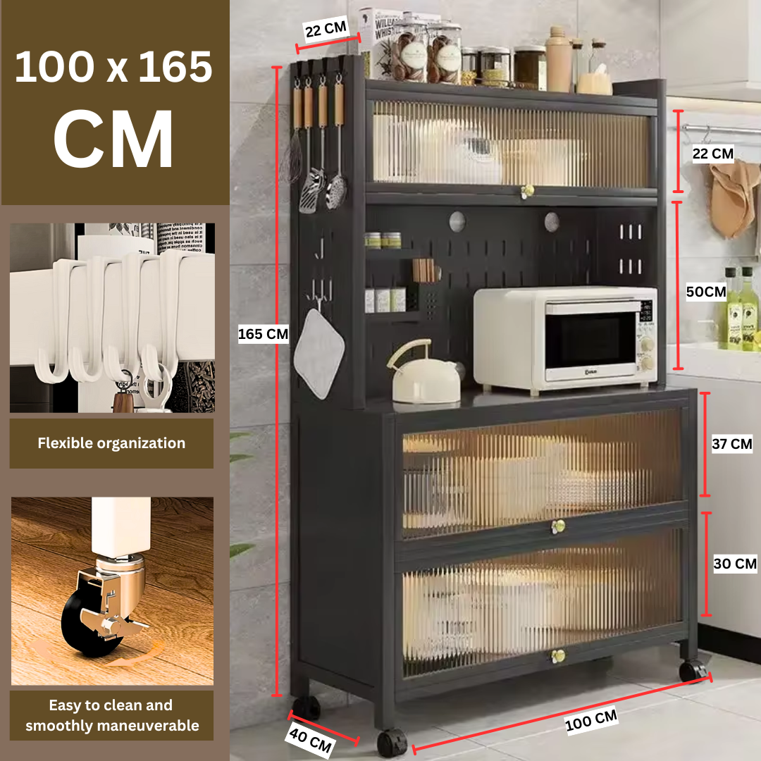KITCHEN UTILITY CABINET RACK 100*165CM (KABINET DAPUR)_6