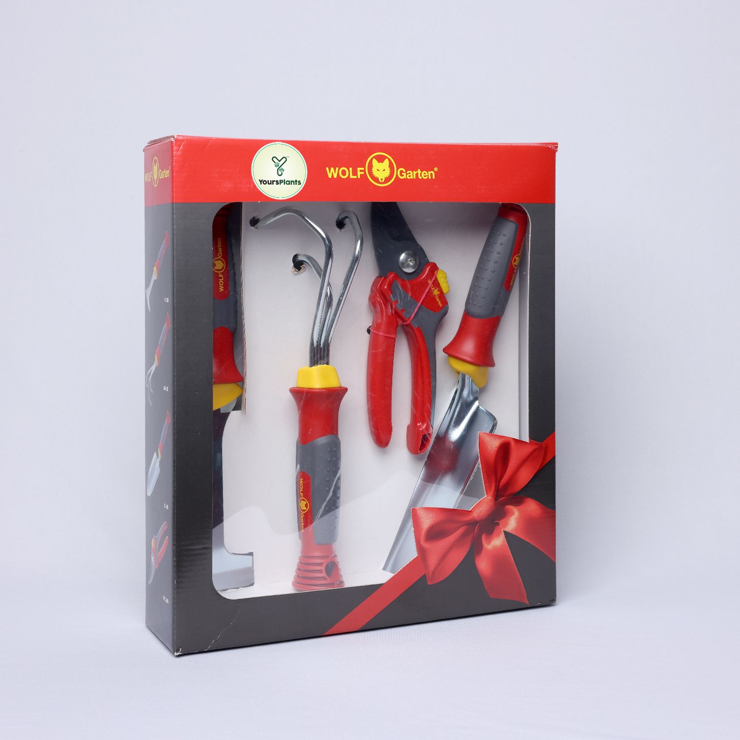 Wolf Garten 4-Piece Tool Set, Pruner, Grubber, Trowel & Shovel_0