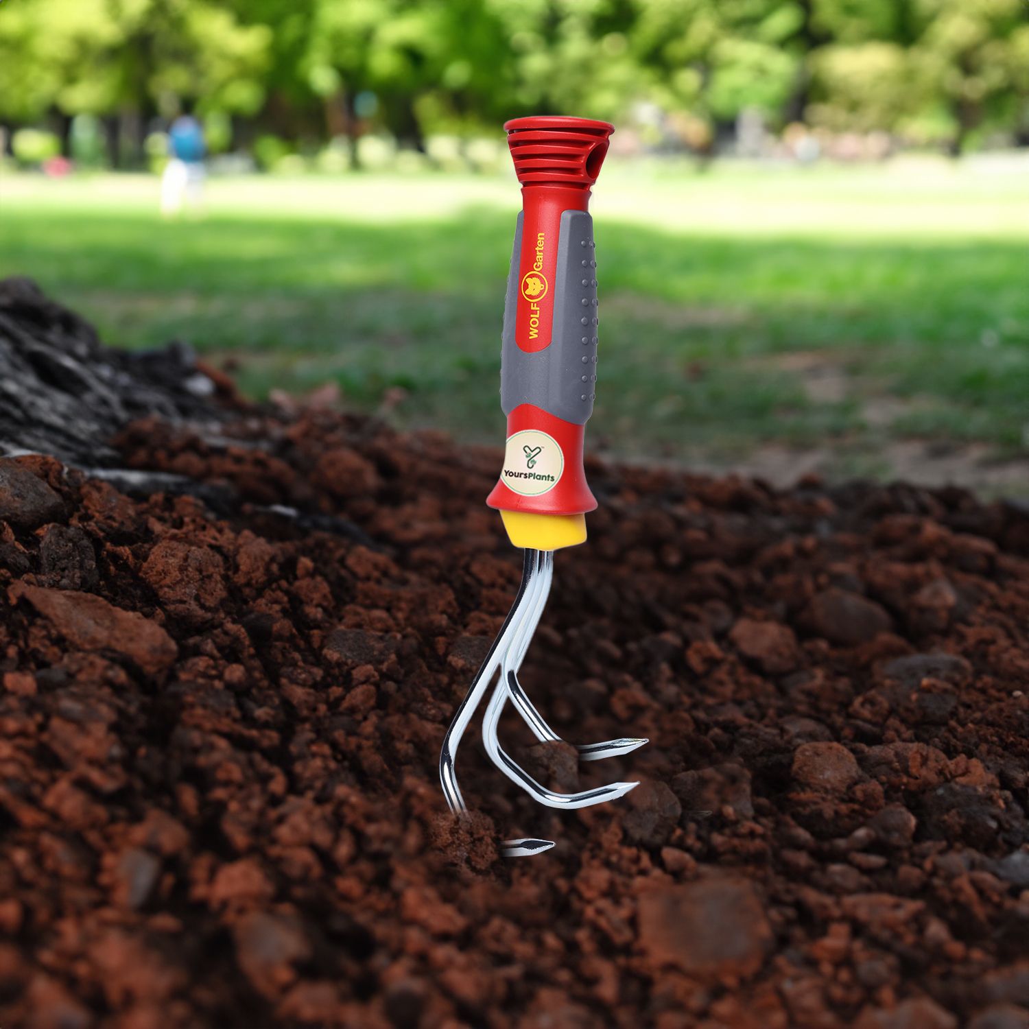 Wolf Garten 4-Piece Tool Set, Pruner, Grubber, Trowel & Shovel_2