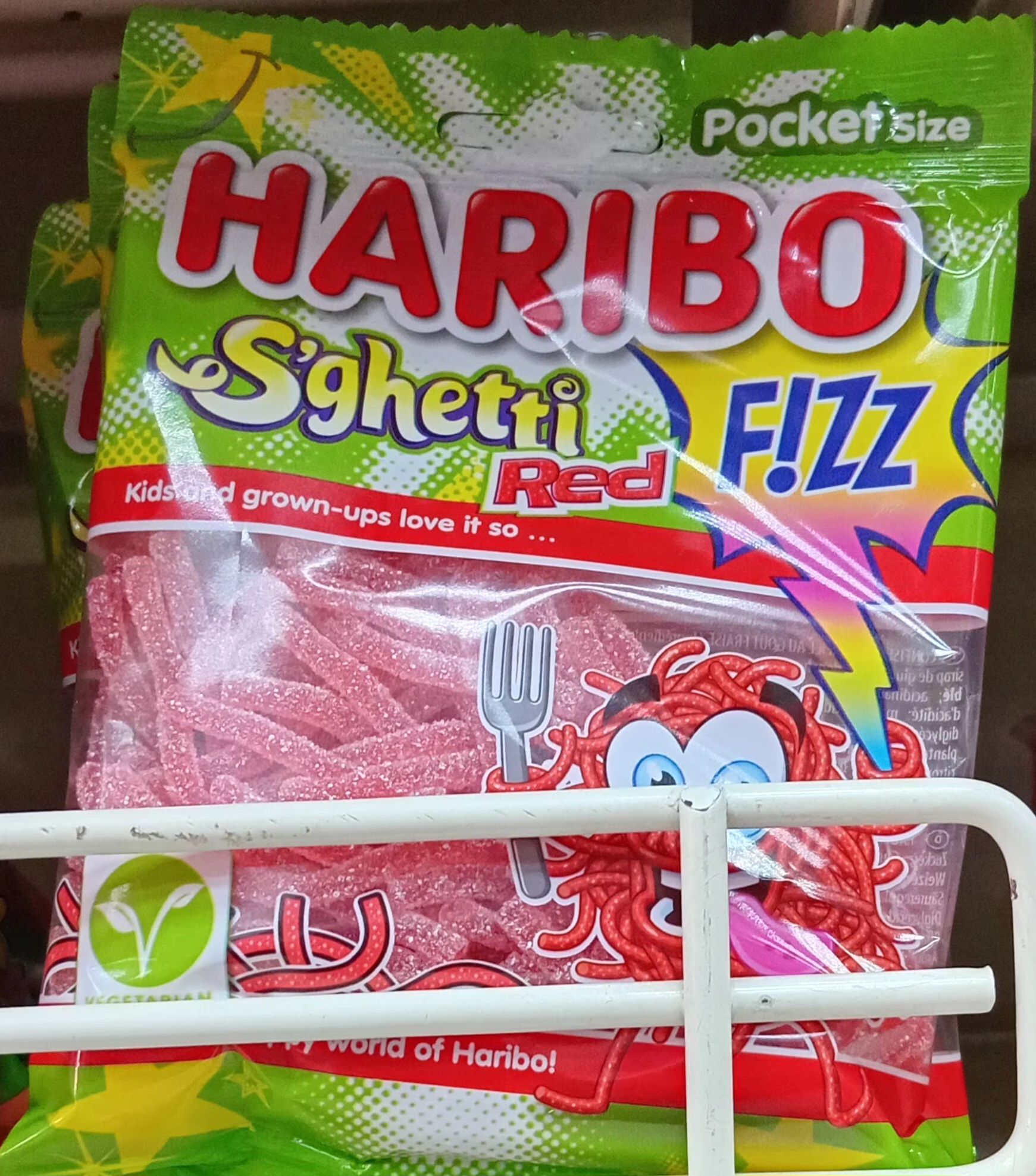 Haribo Spaghetti Red Fizz 70gr_0