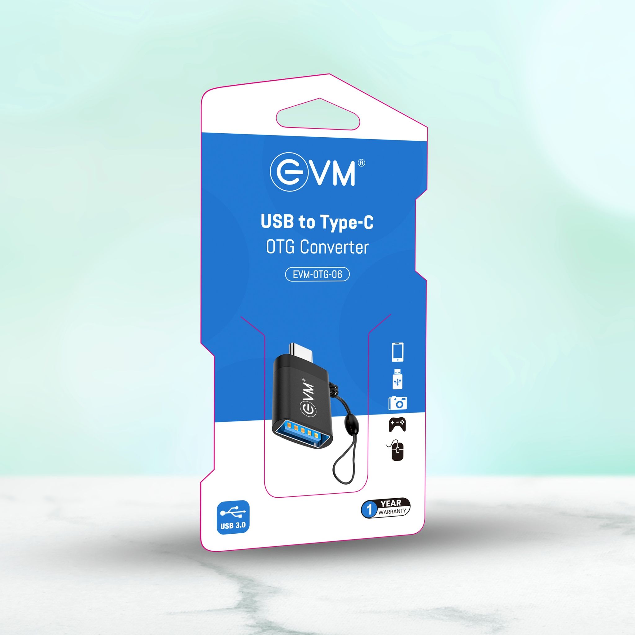 EVM-OTG-06 USB To Type-C OTG Converter Aluminum Alloy Body_0