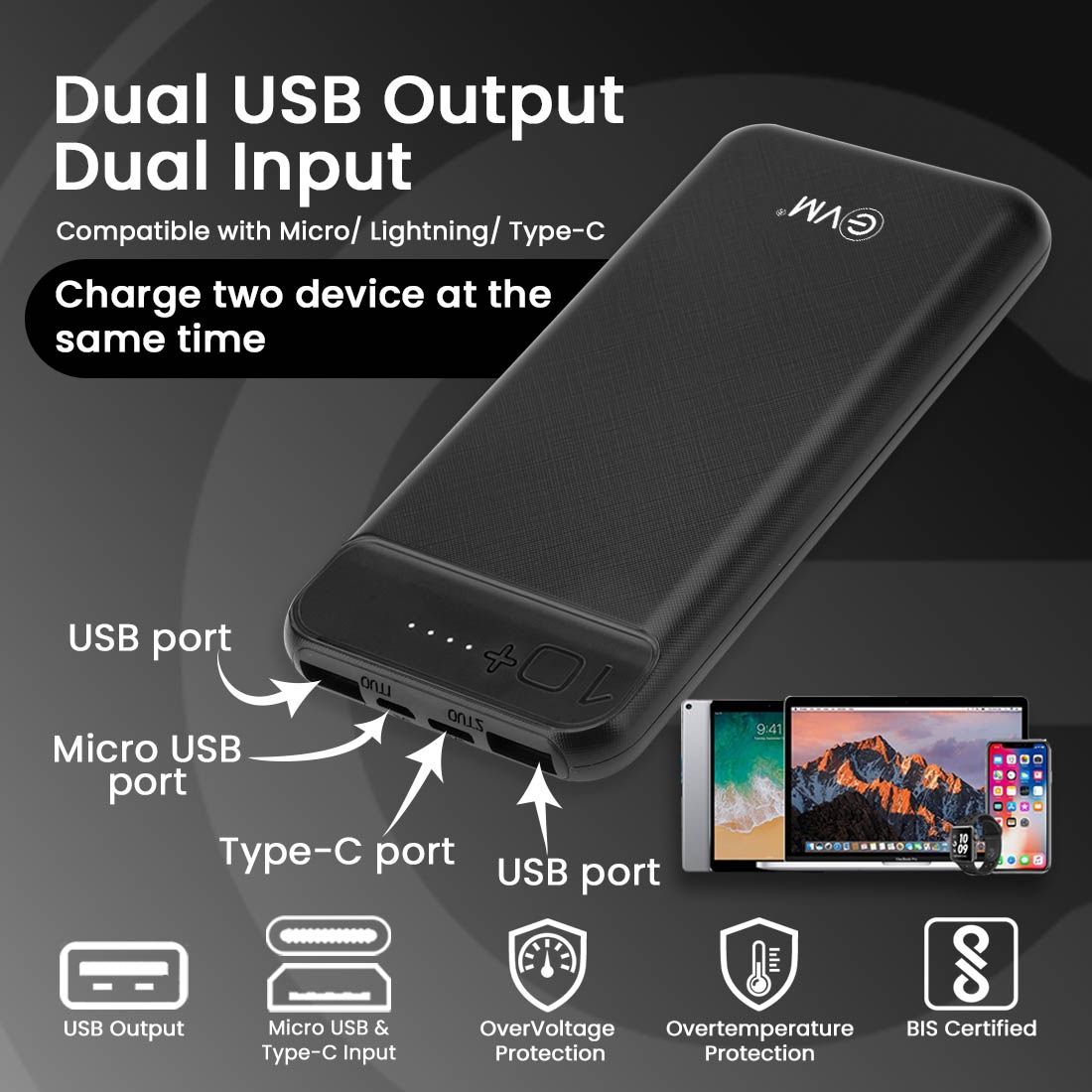 EVM EnCharge 10000mAh PowerBank_2