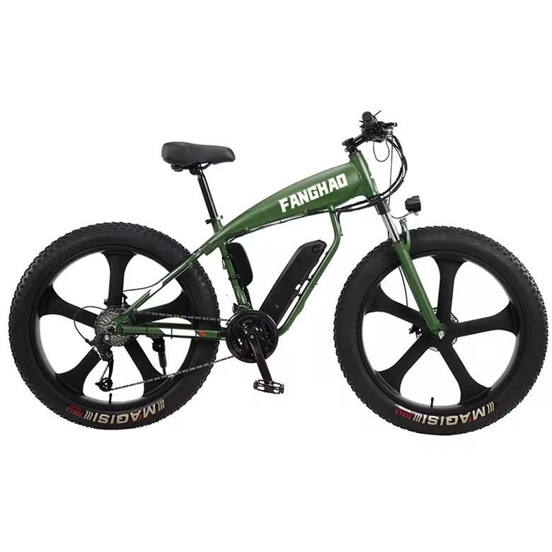 Fat Tire Electric Bike Waterproof Electric Fat Bike Kit Front 500w Downhill Bicycle_2