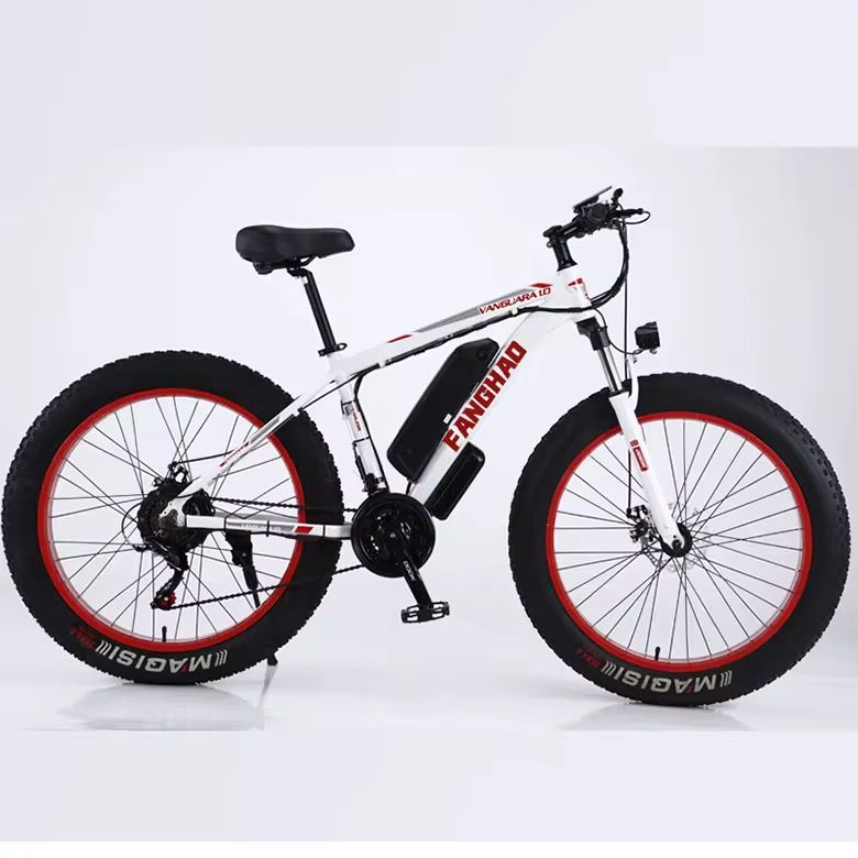 Fat Tire Electric Bike Waterproof Electric Fat Bike Kit Front 500w Downhill Bicycle_3