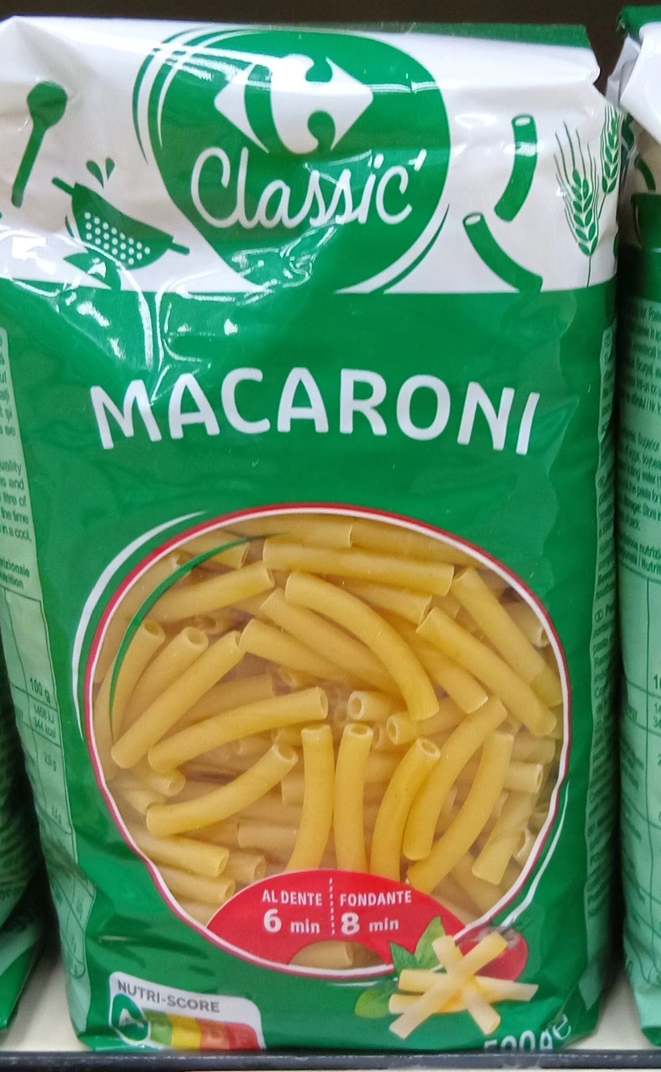 Crf Clas. Pates Macar. 500gr_0