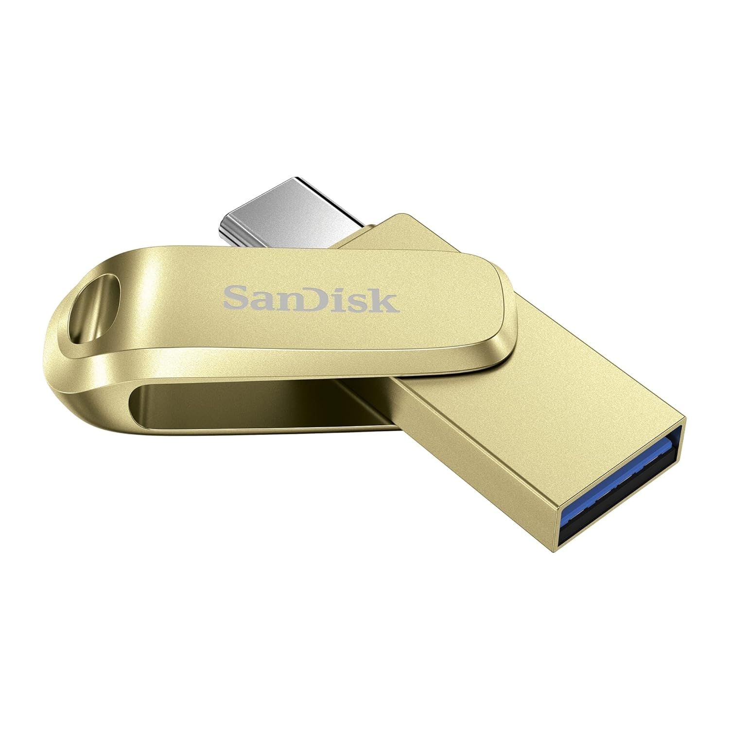 SanDisk 128 GB Ultra Dual Drive Luxe Type-C, OTG, Upto 400MB/Susb3.2_gen_1, Pendrive, Gold, 5Y Warranty (SDDDC4-128G-I35GD)_2