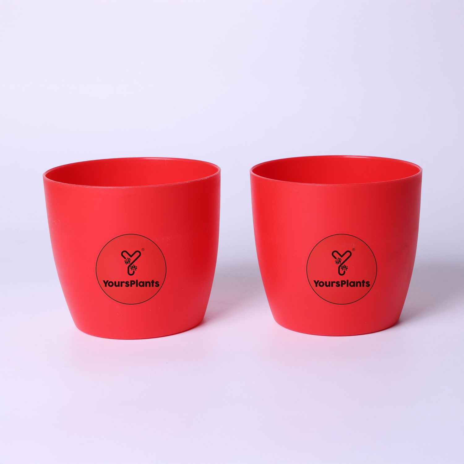 Red Ronda 1110 Planter - Fits 4''Grower Pot {Free Organic Pot Mix} Pack of 2_4