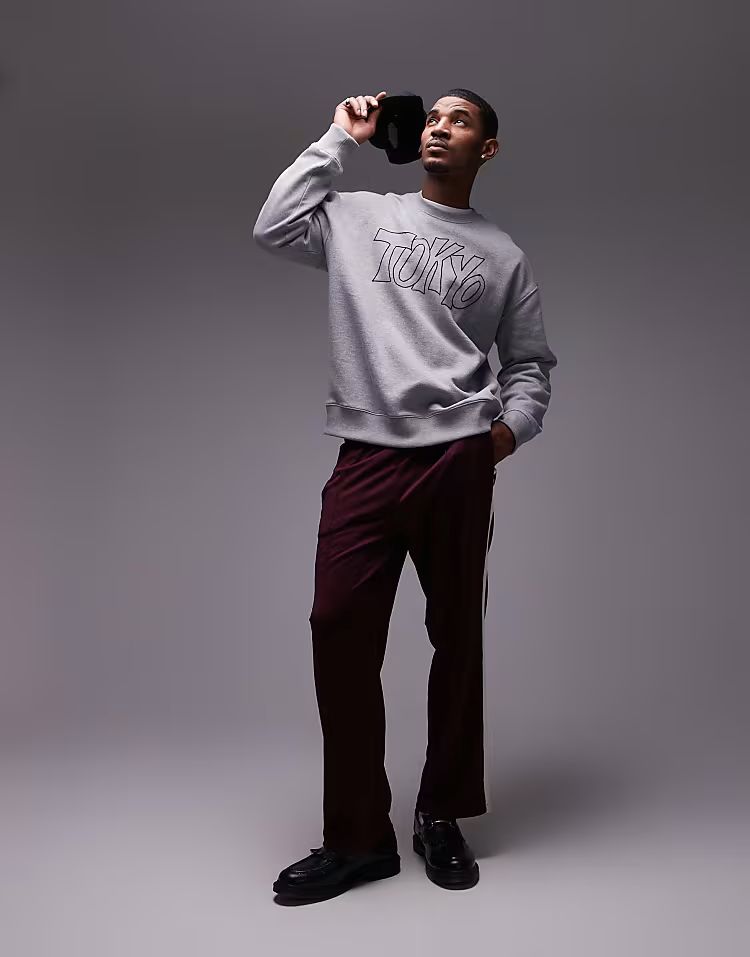 Sweat oversize imprimé Tokyo_2