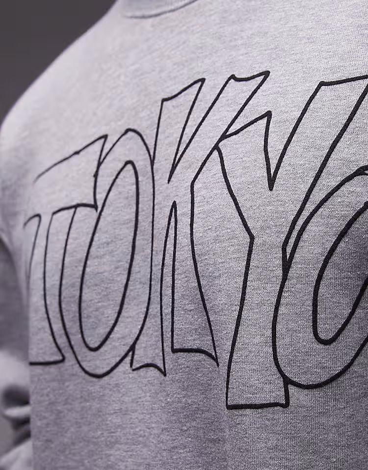 Sweat oversize imprimé Tokyo_1