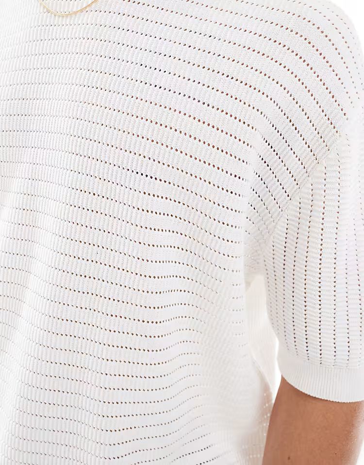 T-Shirt en maille texturé_1