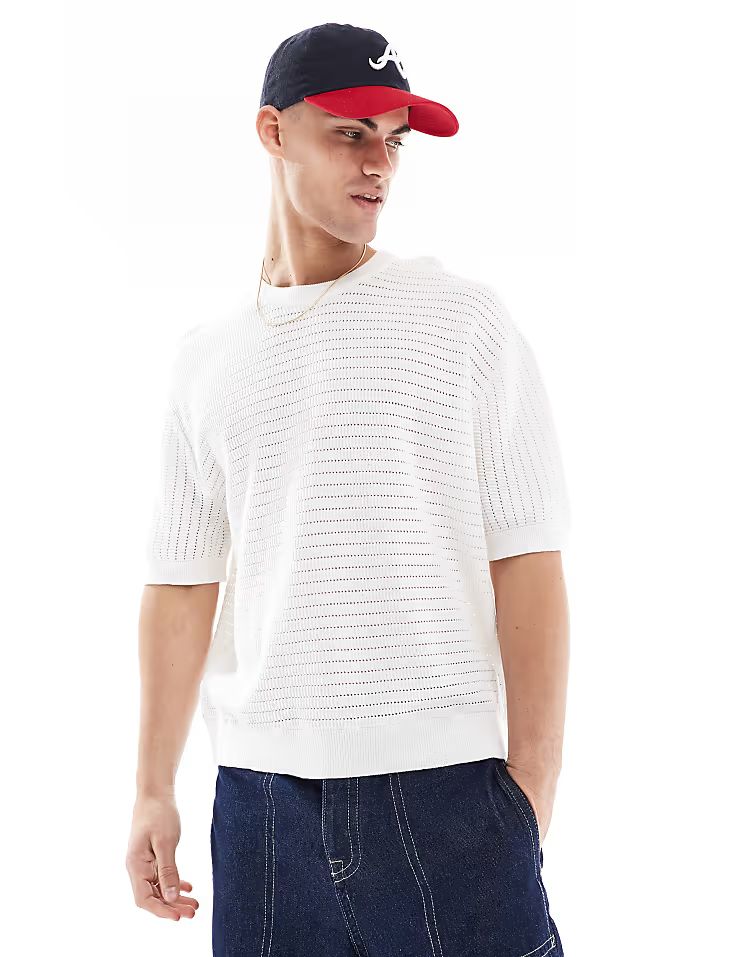 T-Shirt en maille texturé_0