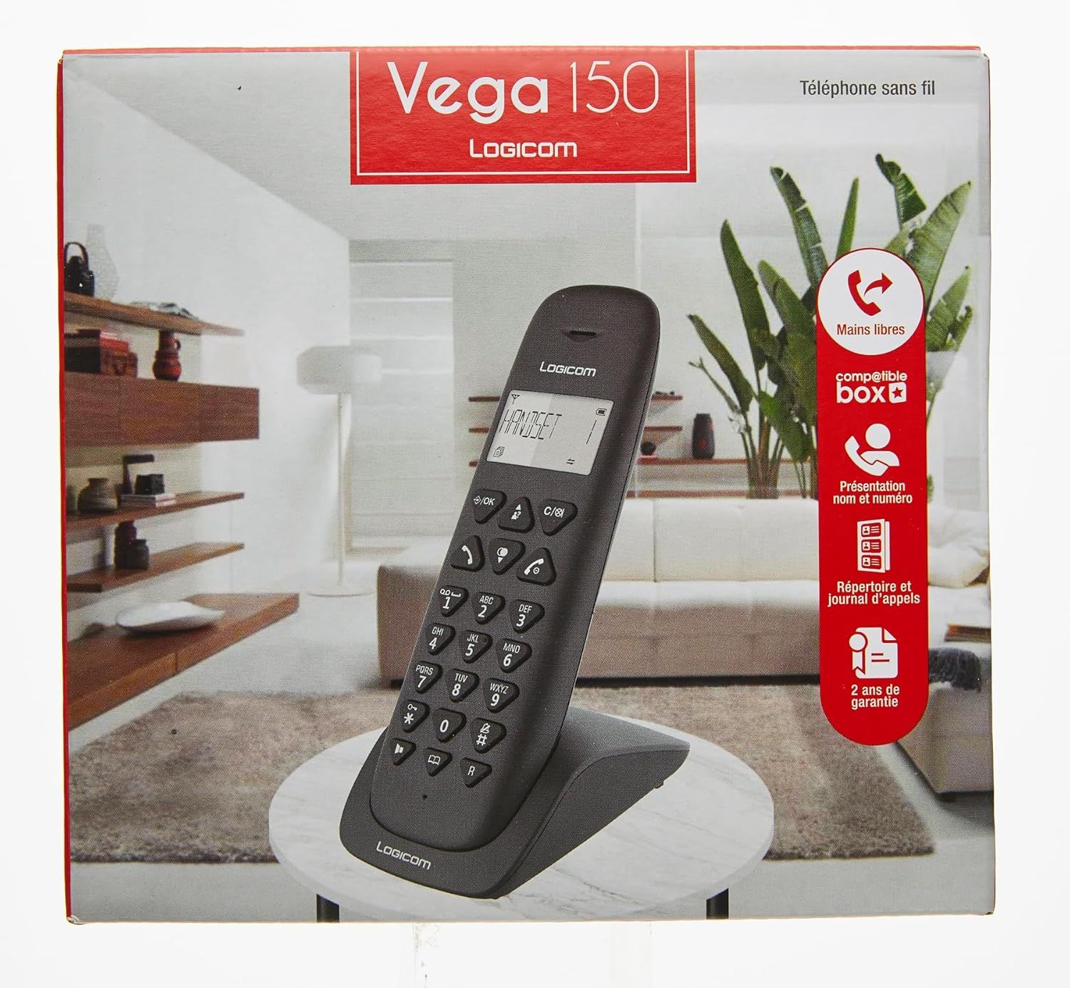 Téléphone Fixe , Logicom vega 150, sans fil_0