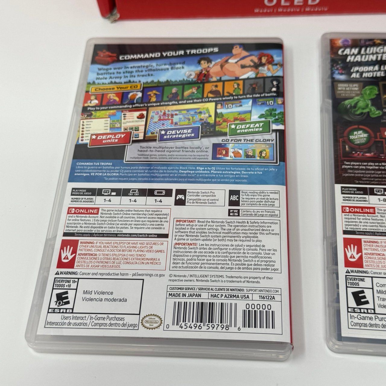 Nintendo Switch OLED Console + Luigi’s Mansion 3 + Advance Wars 1 + 2 Bundle_3
