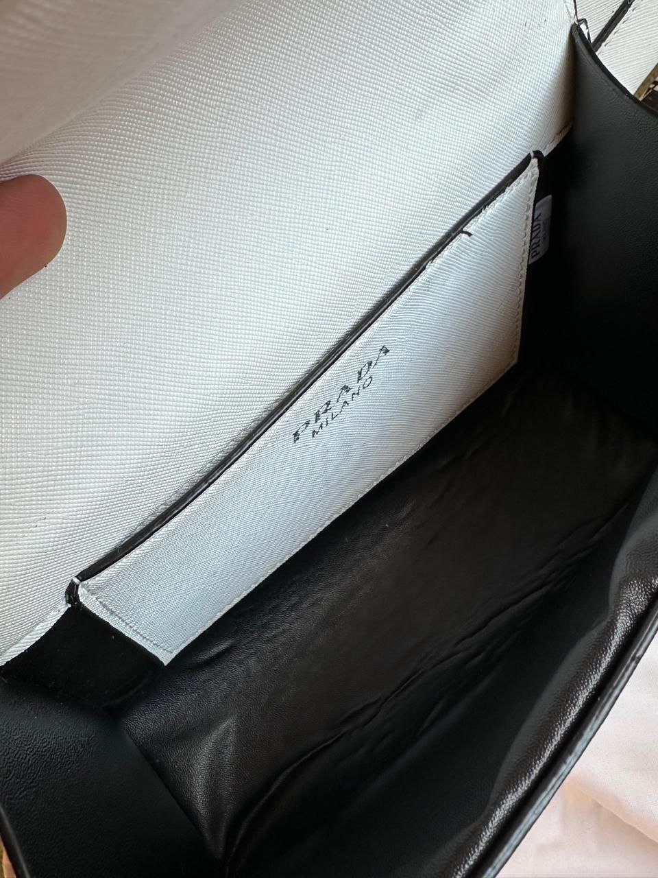 Prada white Messenger Bag_2