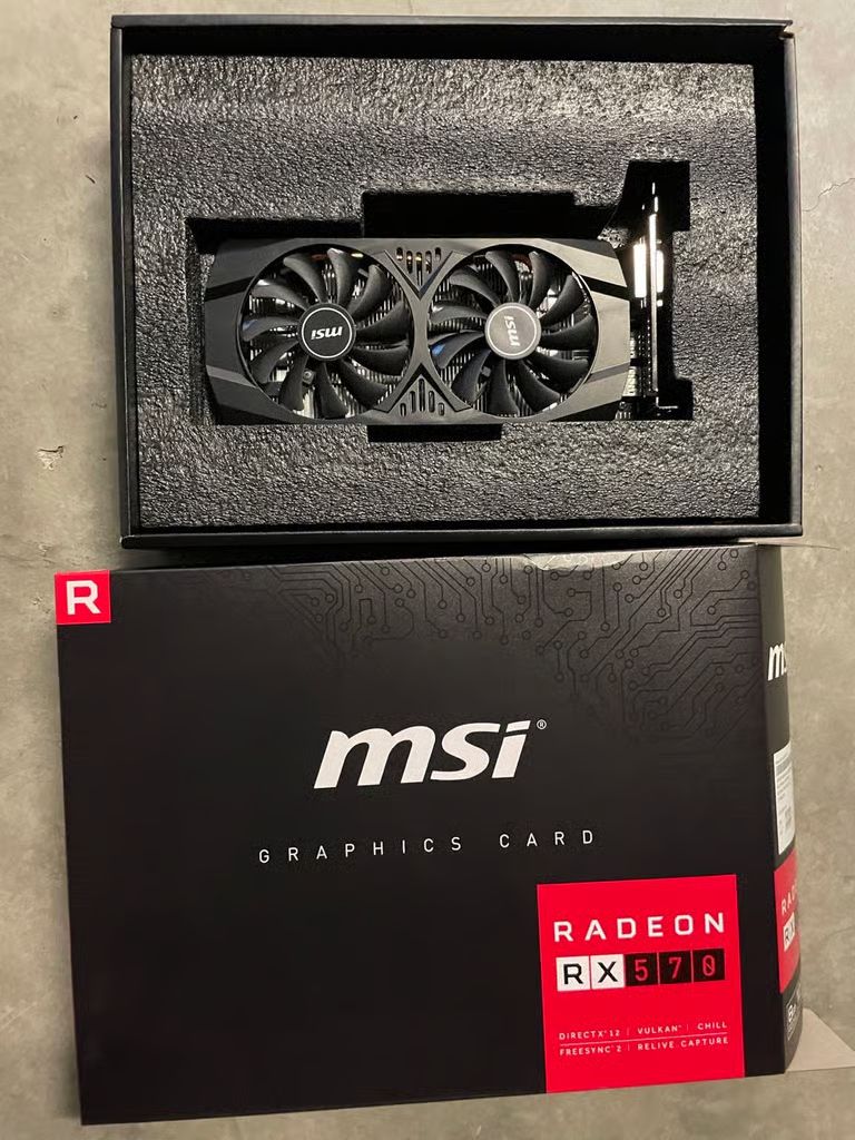 MSI Radeon RX 570 DirectX 12 RX 570 8GT OC 8GB 256-Bit GDDR5_0